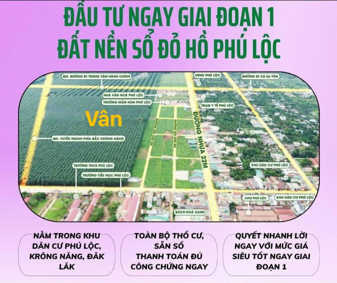 Cần bán Đất đường Hùng Vương, Xã Phú Lộc, Diện tích 132m², Giá 899 Triệu 3