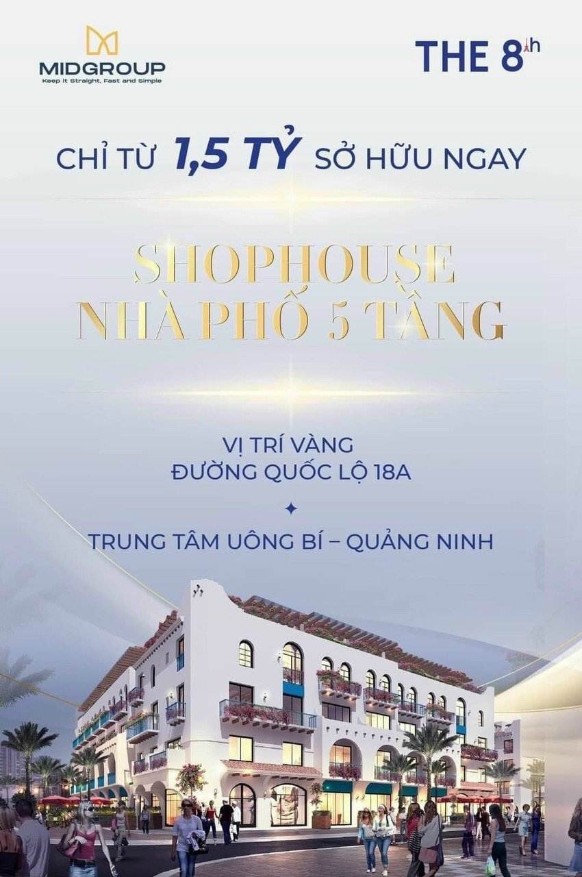 CẦN BÁN CĂN SHOPHOUSE 5 TẦNG DỰ ÁN MIDTOWN ONE, GIÁ ĐẦU TỪ CHỈ 1,5 TỶ. NHẬN BÀN GIAO NHÀ NGAY TRONG THÁNG 10. CHỦ ĐẦU TƯ CAM KẾT LỢI NHUẬN 26% 2