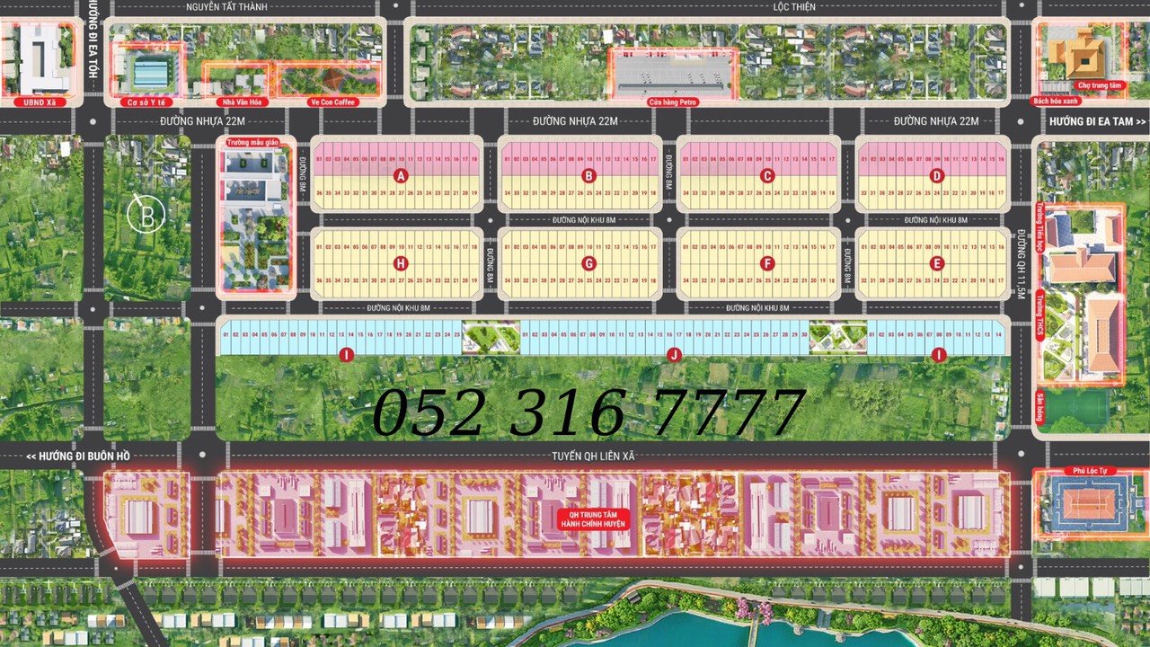 Cần bán Đất nền dự án đường Quốc Lộ 29, Thị trấn Krông Năng, Diện tích 132m², Giá 900 Triệu