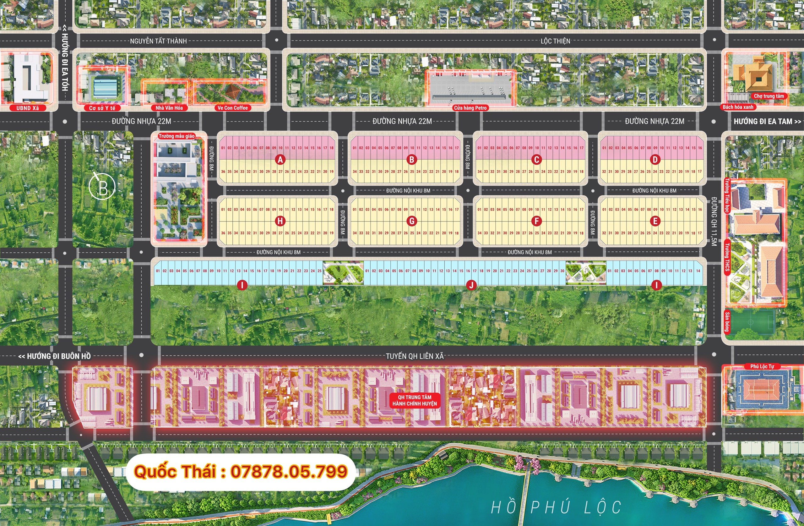 Chính chủ cần bán cặp lô đất nền Sổ Đỏ ven Hồ Sinh Thái , Dak Lak. 2