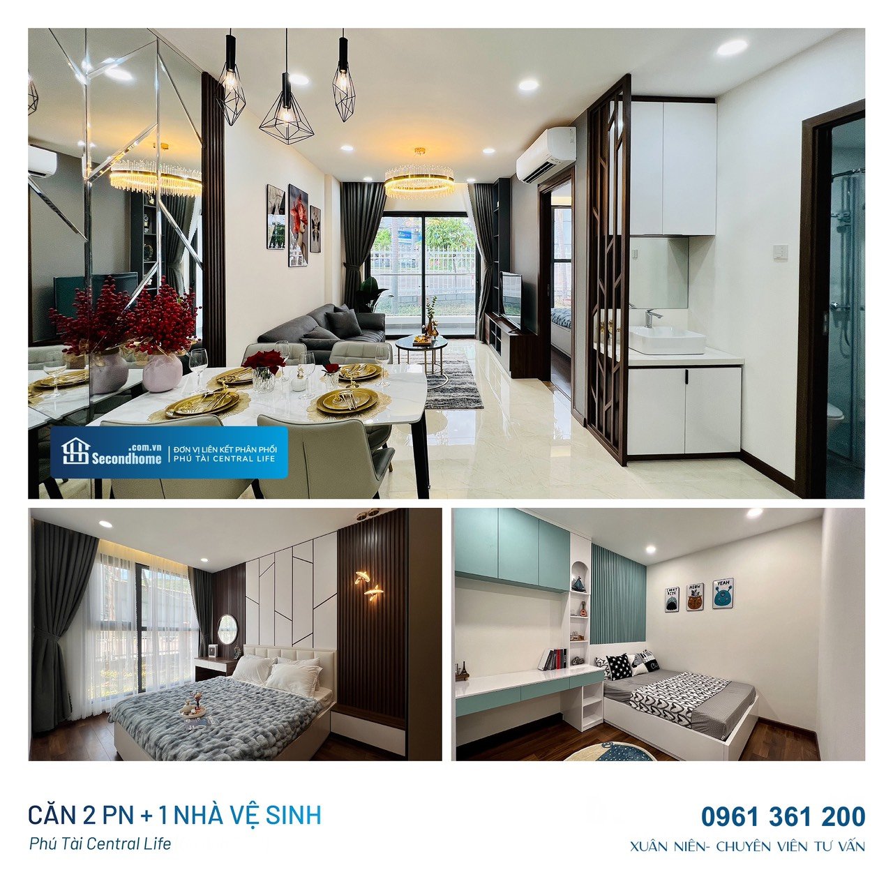 Phú Tài Central Life | căn hộ view biển đẹp | Giá đầu tư chỉ 330TR | Hotline: 0961361200 2