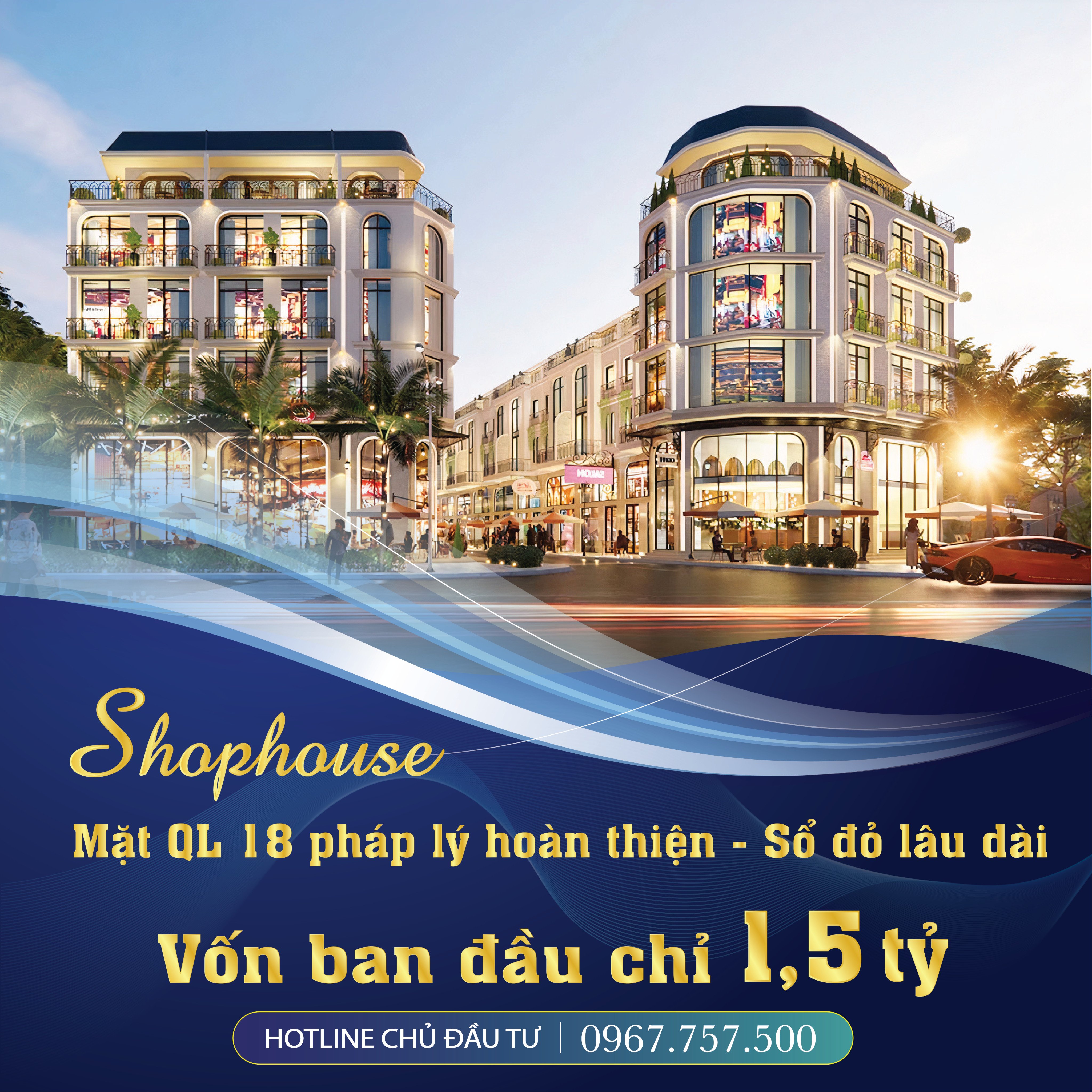 Bán nhanh căn Shophouse 5 tầng dự án Midtown One giá 4 tỷ, CĐT cam kết thuê lại 35tr/tháng 6