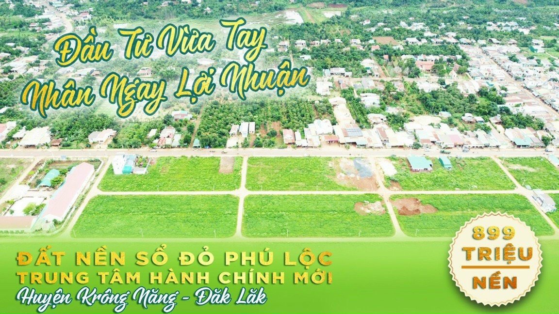 Chính chủ bán đất nền sổ đỏ full thổ cư tại trung tâm hành chính Krong Năng, Đăk Lăk giá tốt 2