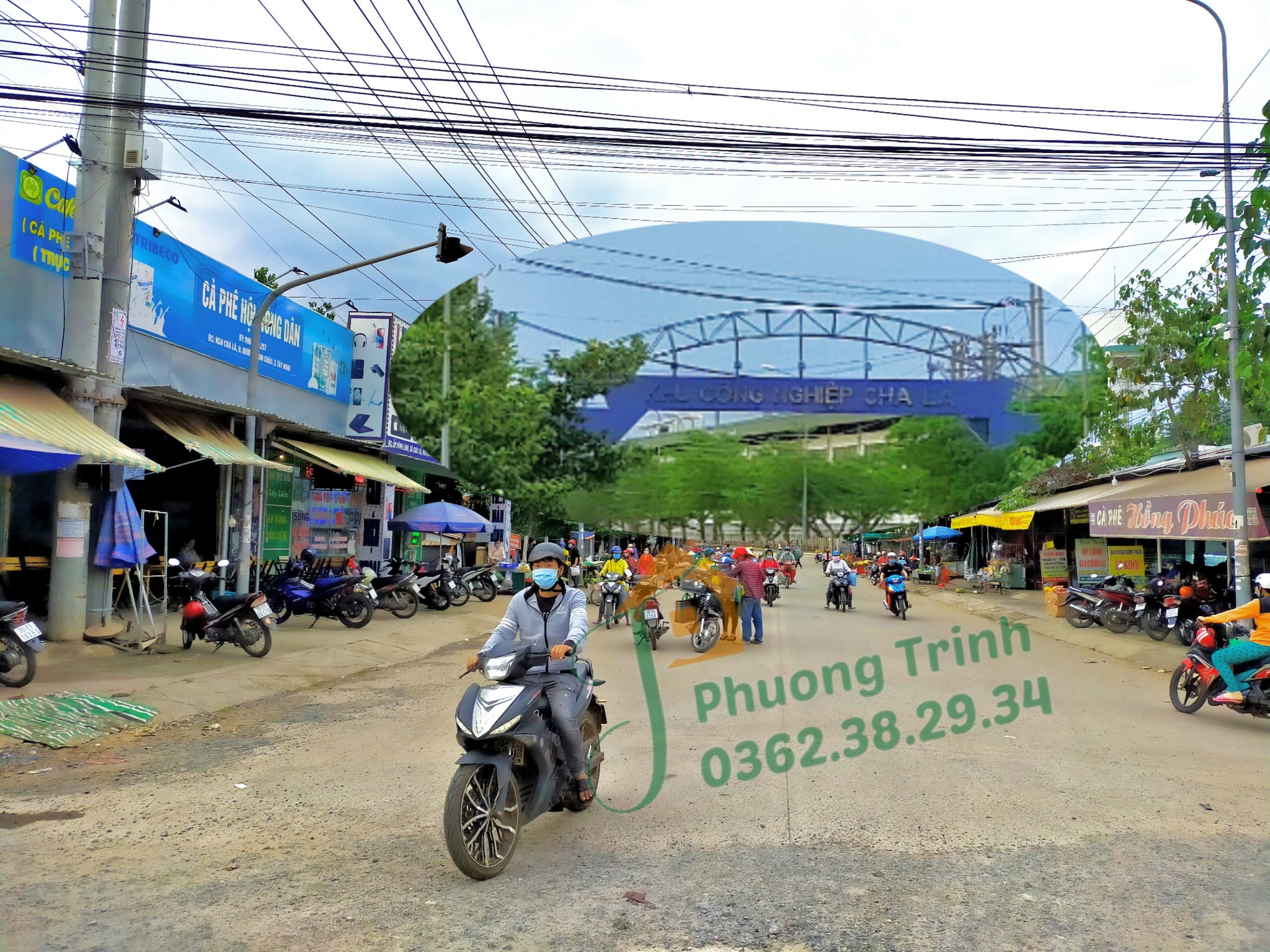 445tr sổ sẵn Tây Ninh rớt nhựa đối diện chợ 20m đường thông 1