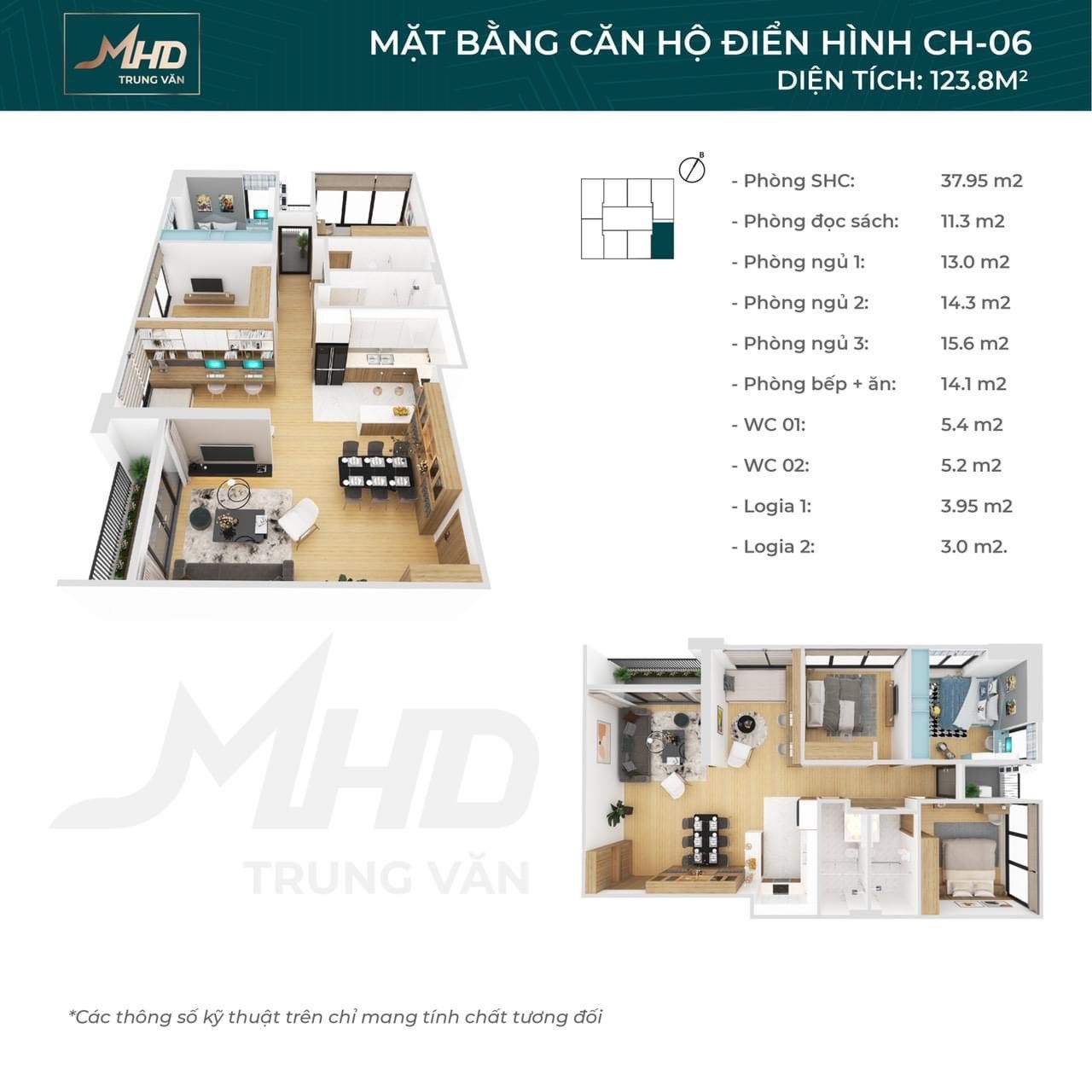 Căn hộ góc, tầng đẹp, giá ưu đãi tại MHD Trung Văn 2