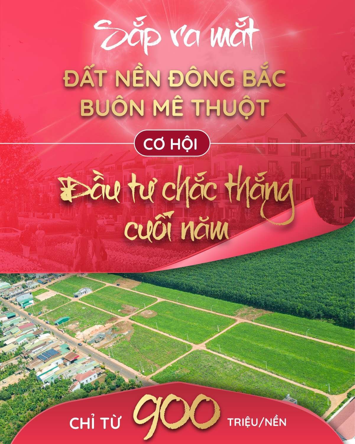 [CỰC HOT] 20 Suất đầu tư đất nền sổ đỏ tại trung tâm hành chính mới Krong Năng 4