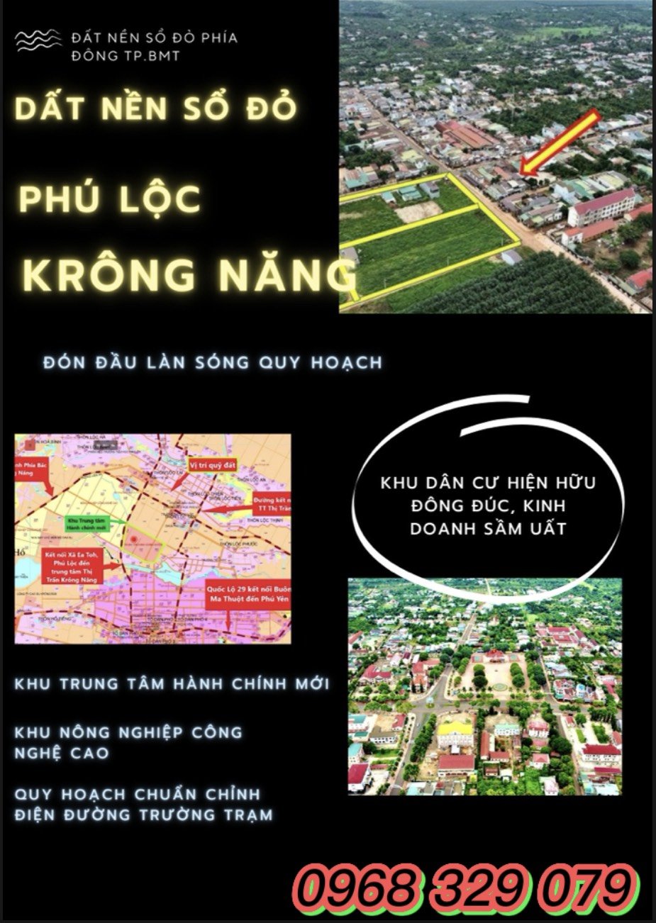 Cần bán Đất đường Quốc Lộ 29, Xã Phú Lộc, Diện tích 132m², Giá 900.000.000 Triệu