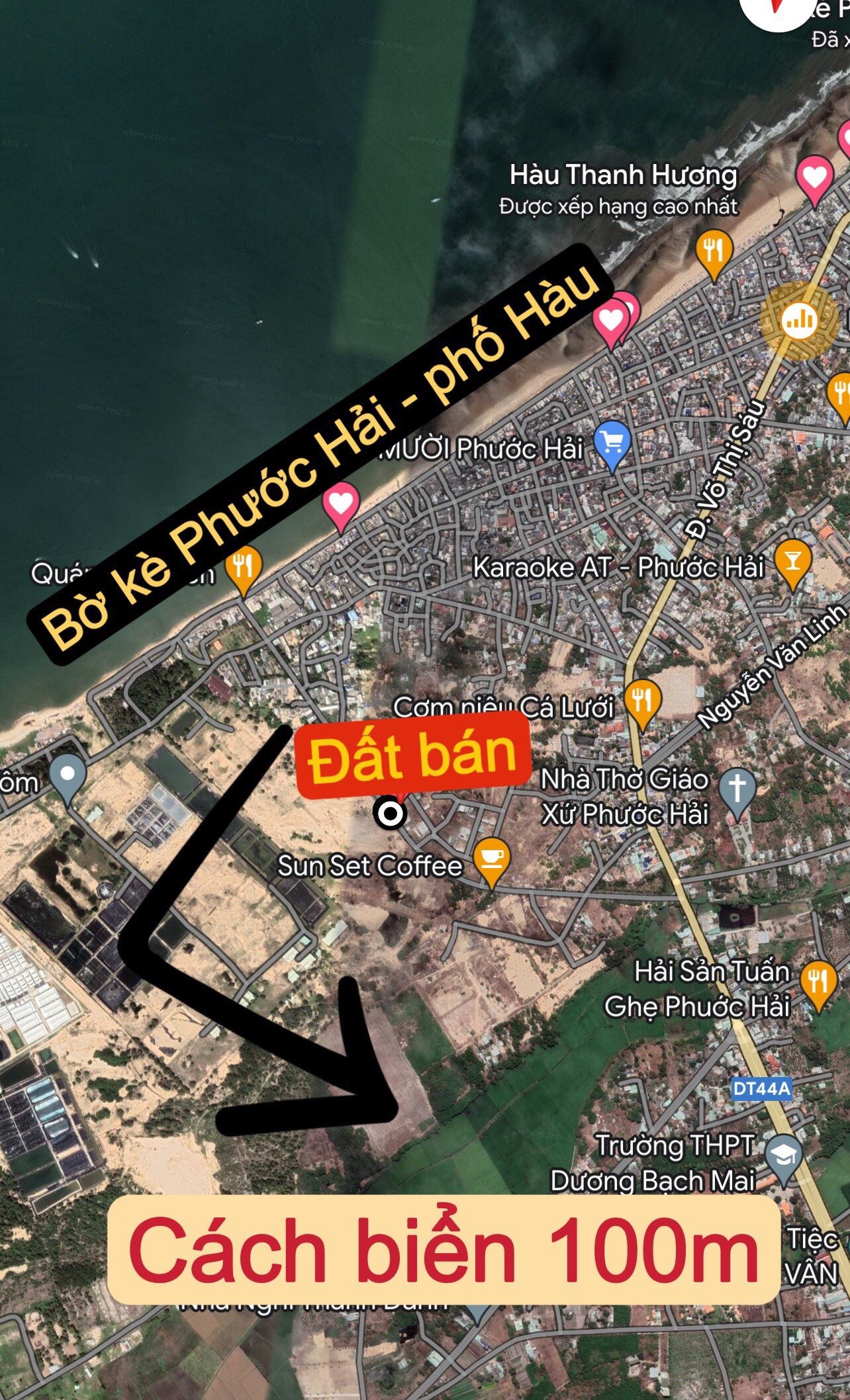 Cần bán Đất Thị trấn Phước Hải, Đất Đỏ, Diện tích 87m², Giá 47 Triệu/m² 2