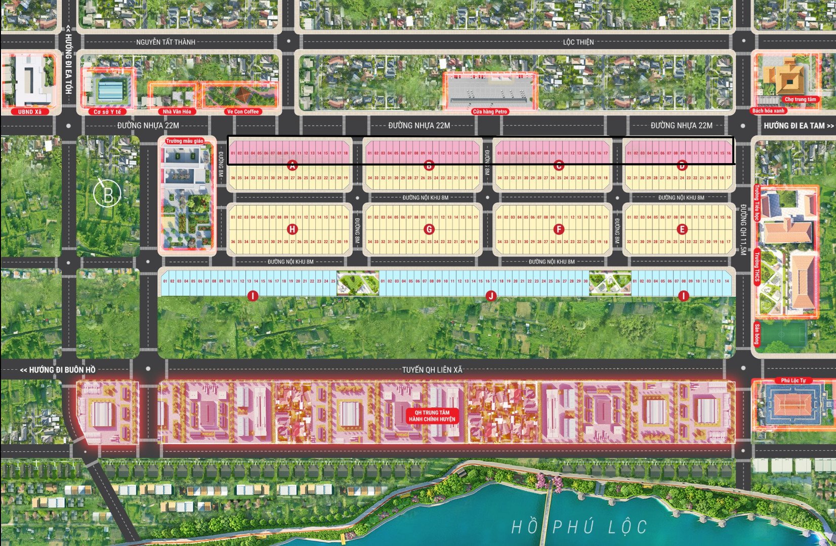 Cần bán Đất đường Quốc Lộ 29, Xã Phú Lộc, Diện tích 132m², Giá Thương lượng 1