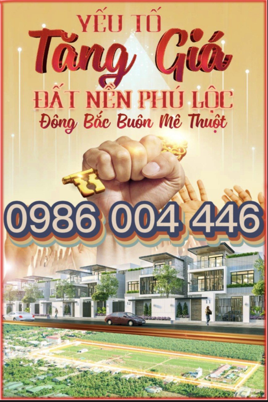 Đầu tư vào đâu khi các kênh đầu tư trên thị trường đang có nhiều chuyển biến tiêu cực ??? Đất nền sổ hồng KDC Phú Lộc – Krông Năng không mua ở đây thì mua ở đâu nữa ???