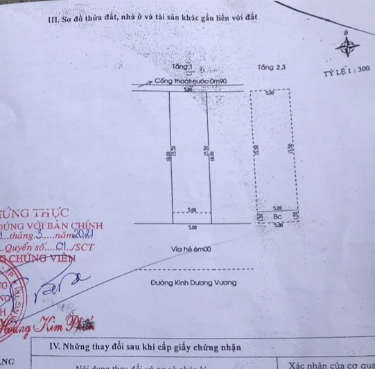 Bán nhà 3 tầng Kinh Dương Vương - Hòa Minh 3