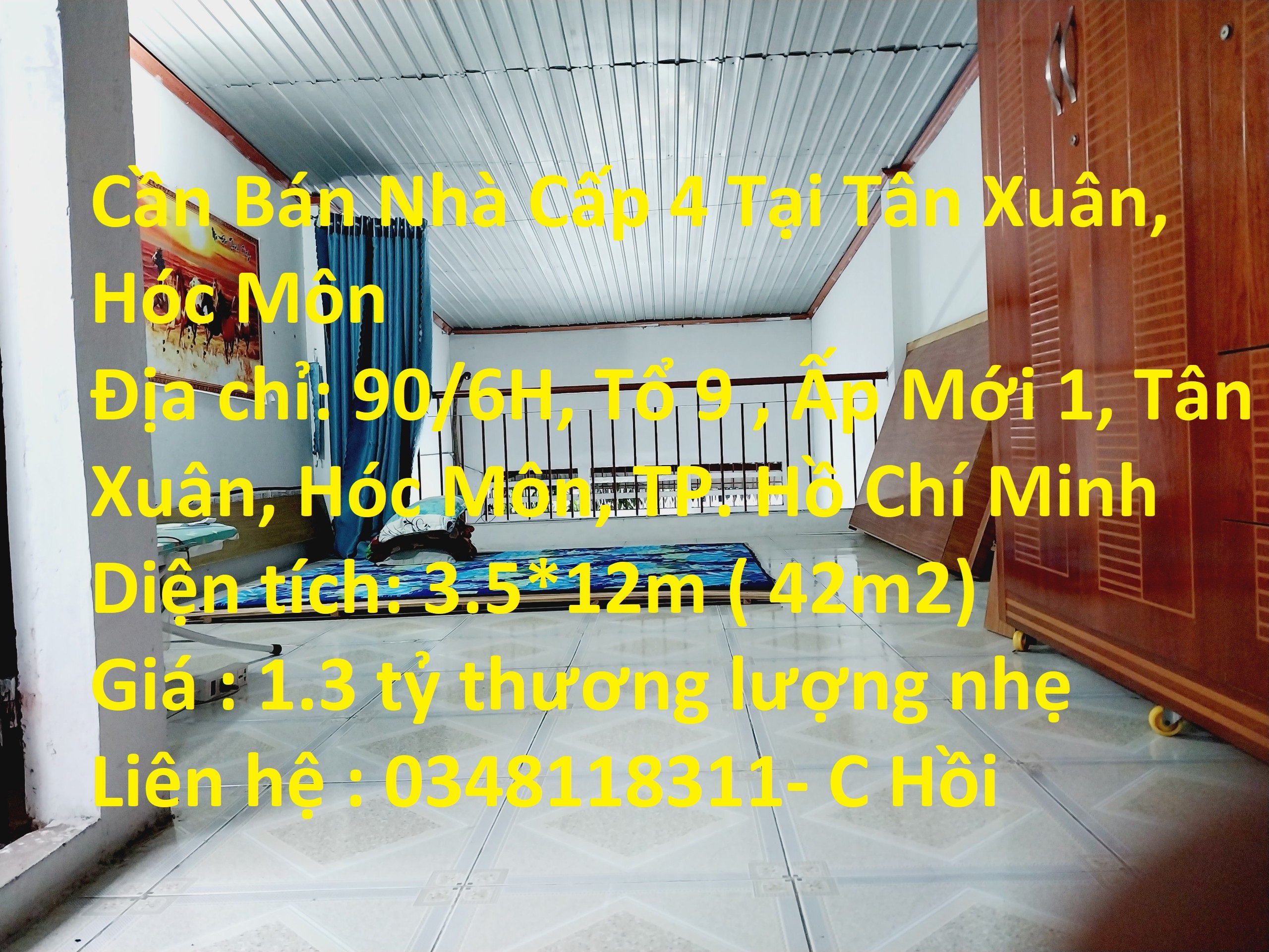 Cần Bán Nhà Cấp 4 Tại Tân Xuân, Tân Xuân, Hóc Môn, TP. Hồ Chí Minh