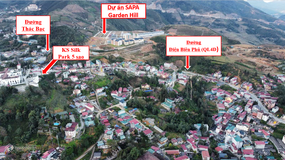 Bán dự án Sapa Garden Hills trung tâm thị xa Sapa - Sổ đỏ từng lô - Giá từ 38 triệu /m2 5