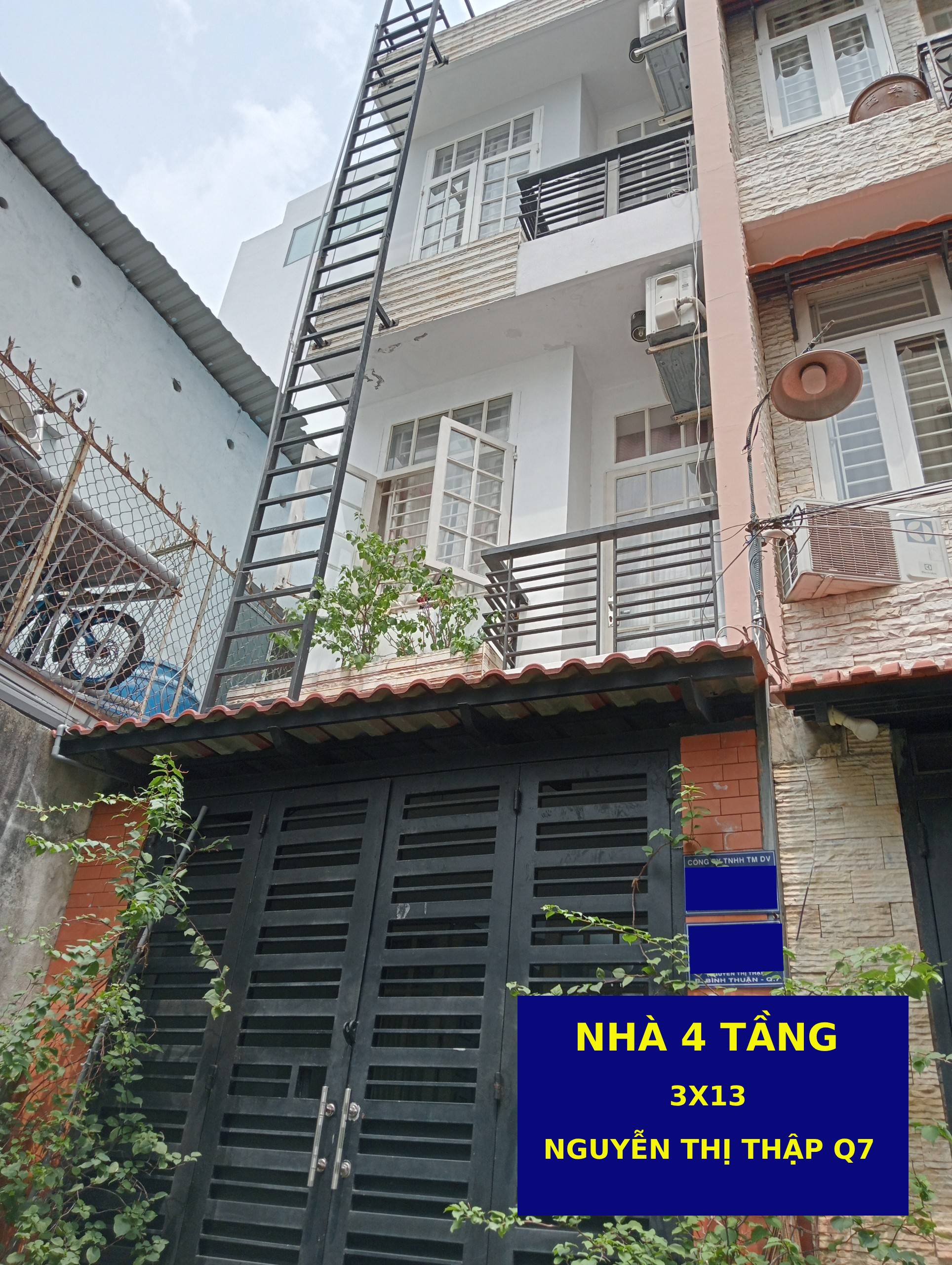 Nhà đẹp 4 tầng 37m2 - Hẻm xe hơi lí thuyết - Sổ đẹp Nguyễn Thị Thập Q.7