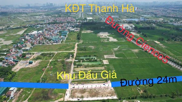 Bán lô đất đấu giá duy nhất tại Cự Khê Thanh Oai Hà Nội 2