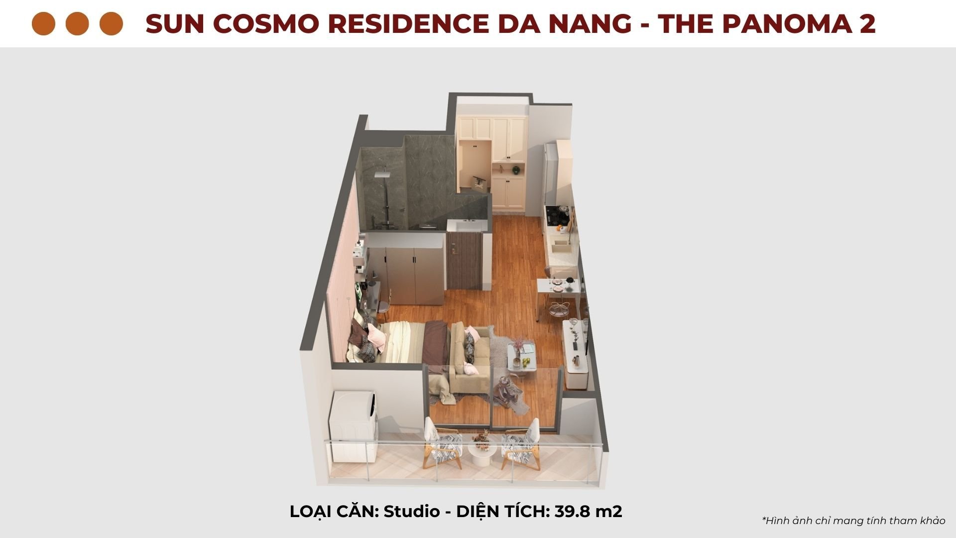 Cần bán Căn hộ chung cư dự án Sun Cosmo Residence, Diện tích 50m², Giá Thương lượng 3