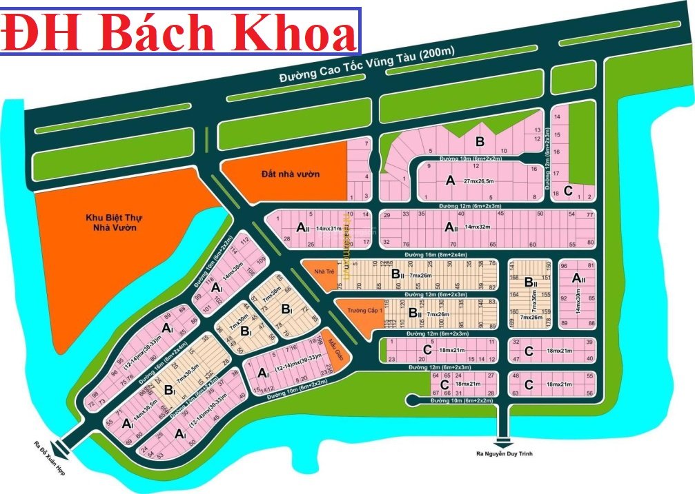 Giá đất đất nền Bách Khoa Đỗ Xuân Hợp nền diện tích 213.5m2 3