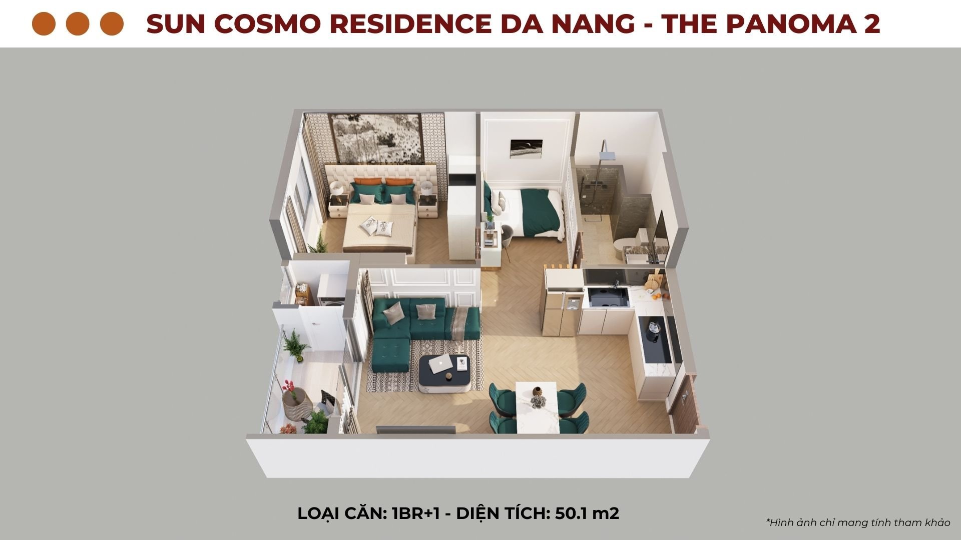 Cần bán Căn hộ chung cư dự án Sun Cosmo Residence, Diện tích 50m², Giá Thương lượng 4
