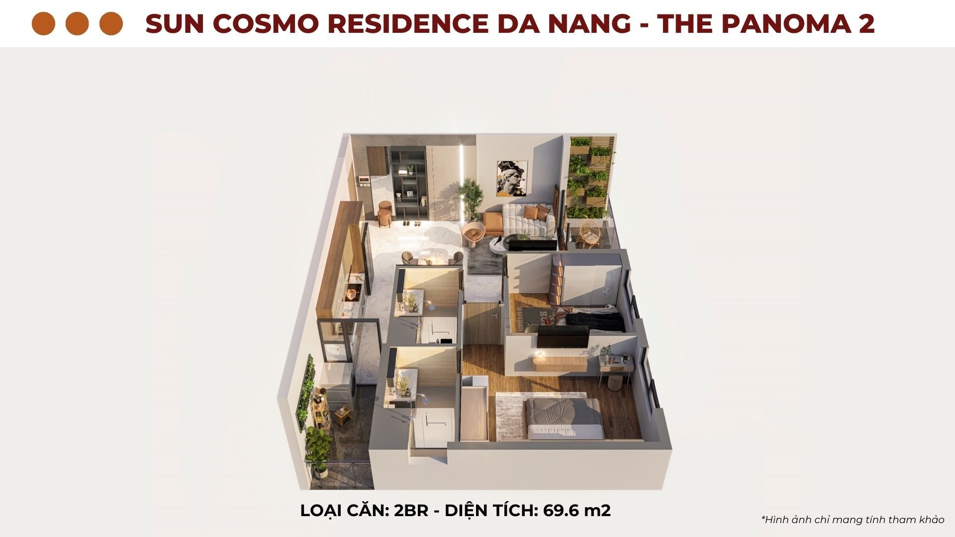 Cần bán Căn hộ chung cư dự án Sun Cosmo Residence, Diện tích 50m², Giá Thương lượng 2