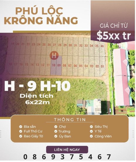 Cần bán Đất ngay trung tâm hành chính, liền chợ, kề trường  Phú Lộc, Diện tích 132m², giá tốt 1