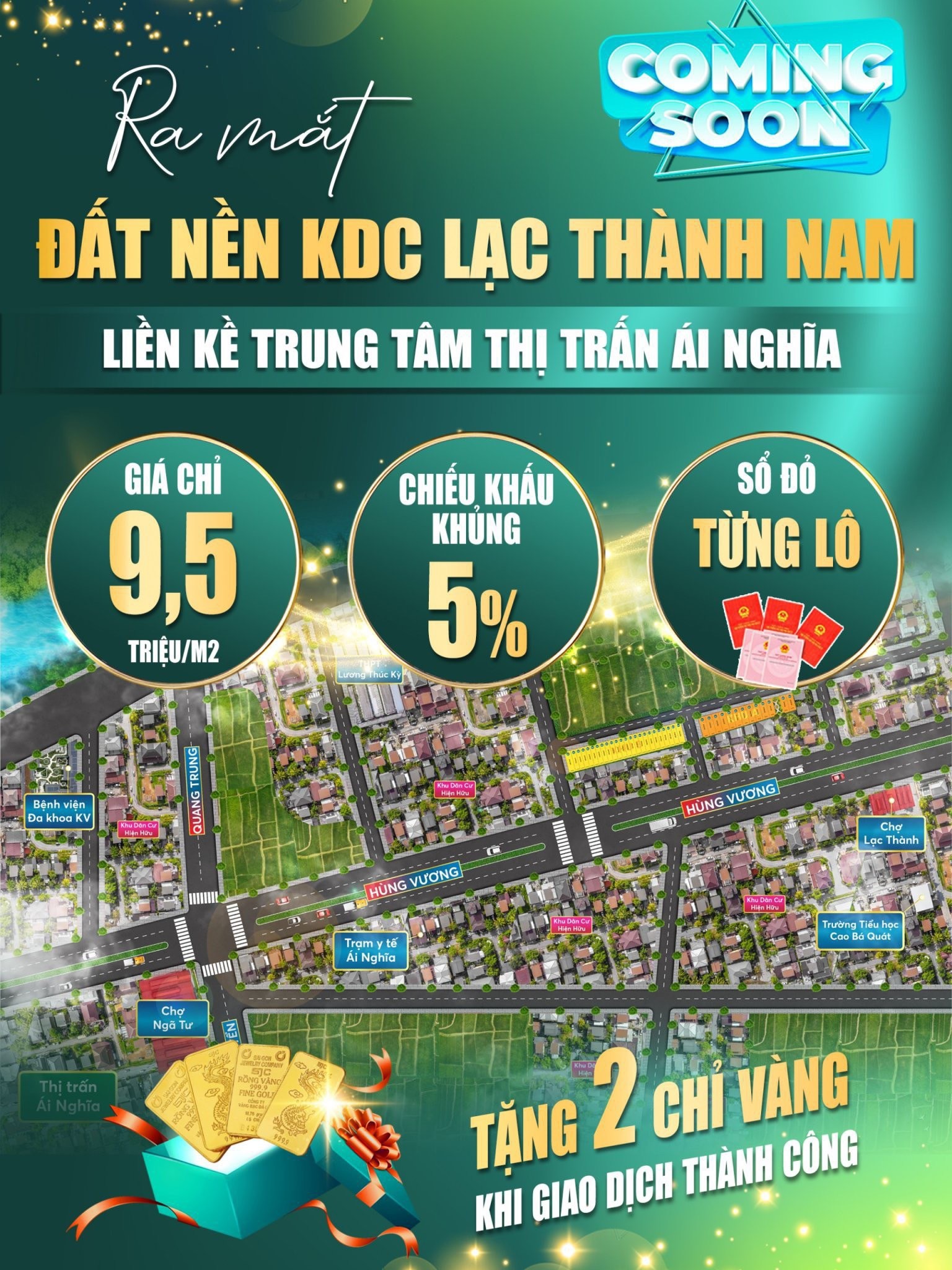 Chính thức công bố đất nền KDC Lạc Thành Nam - Quy mô hoành tráng với nhiều phần quà lớn 1