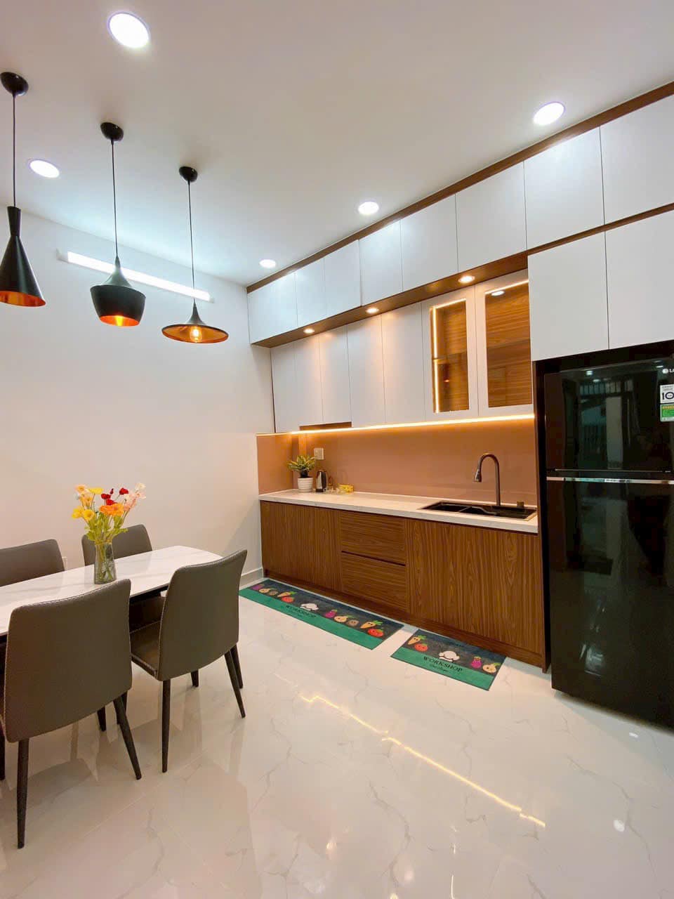 Nhà mới đẹp tặng nội thất,HXH,3 tầng, 3.6*10.5m Nơ Trang Long,phường 7, Quận Bình Thạnh ,Nhỉnh 6 tỷ 3