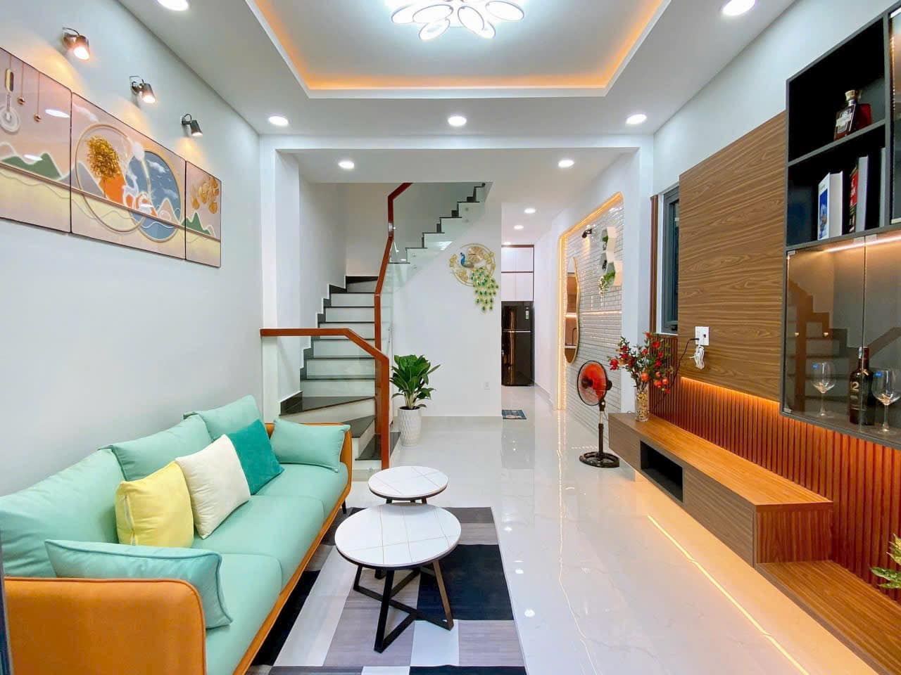 Nhà mới đẹp tặng nội thất,HXH,3 tầng, 3.6*10.5m Nơ Trang Long,phường 7, Quận Bình Thạnh ,Nhỉnh 6 tỷ 1