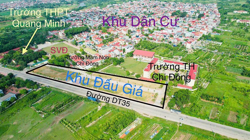 Cần bán Đất Thị trấn Chi Đông, Mê Linh, Diện tích 135m², Giá 10.260 Tỷ 2