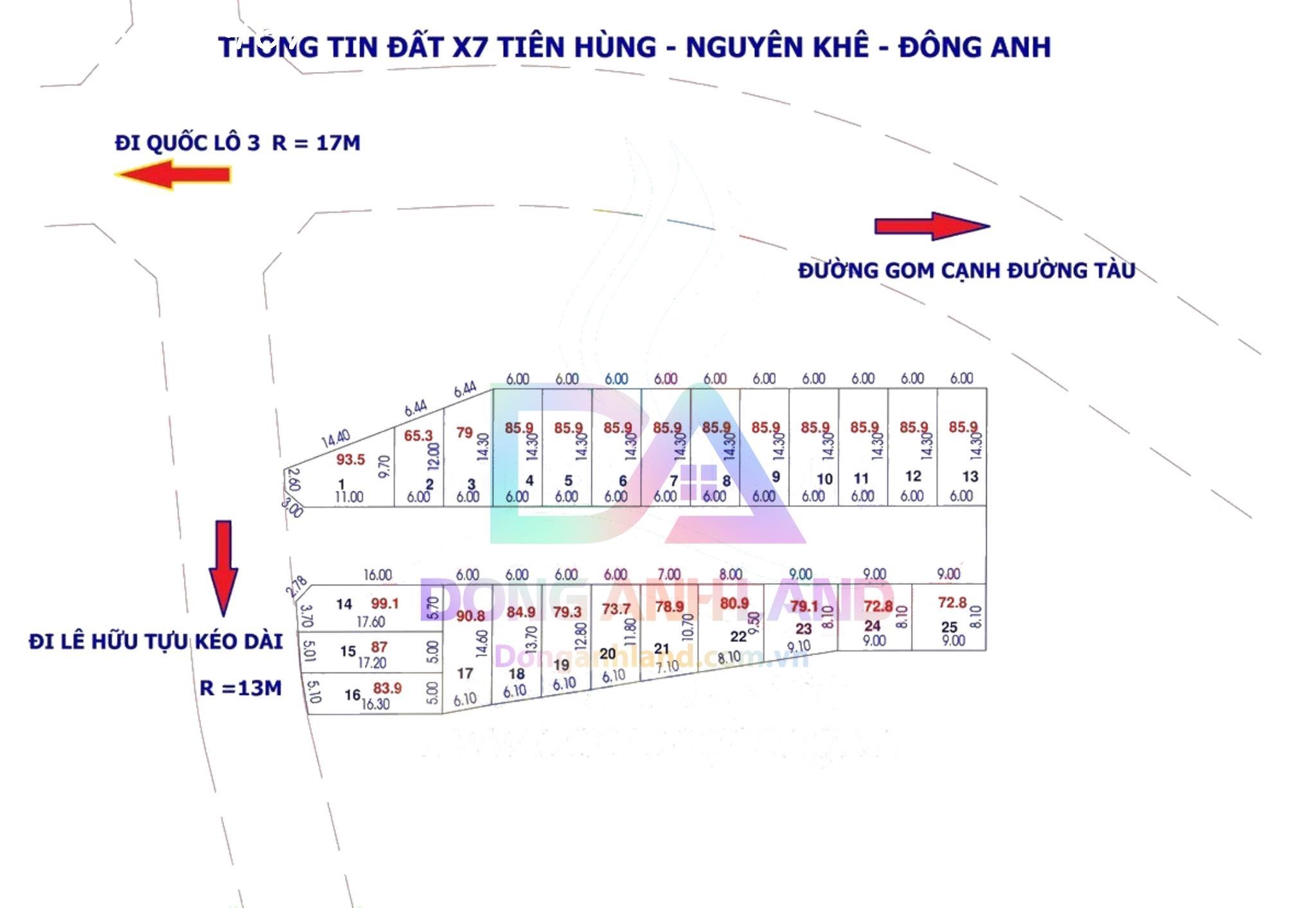 Chính chủ bán gấp đất nền đấu giá siêu đẹp khu X7 Tiên Hùng, Nguyên Khê , Đông Anh, Hà Nội. 5