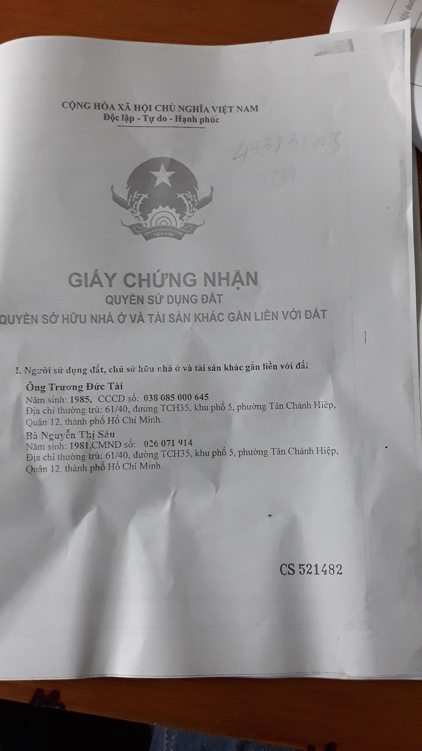 Chính Chủ Cần Bán Nhà Huỳnh Thị Hai, Phường Tân Chánh Hiệp, Quận 12 4