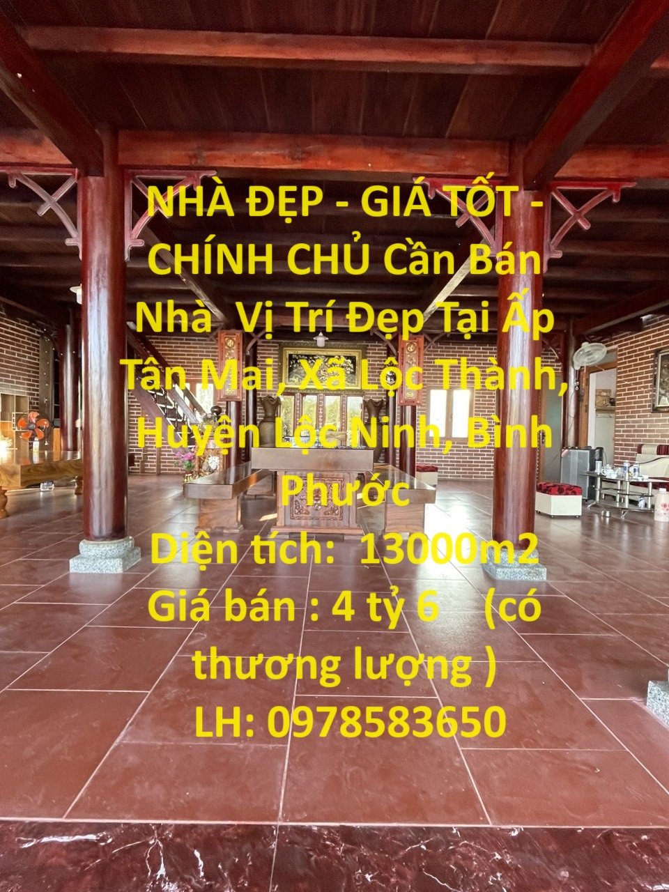 NHÀ ĐẸP - GIÁ TỐT - CHÍNH CHỦ Cần Bán Nhà  Vị Trí Đẹp Tại  Xã Lộc Thành, Huyện Lộc Ninh, Bình Phước 1