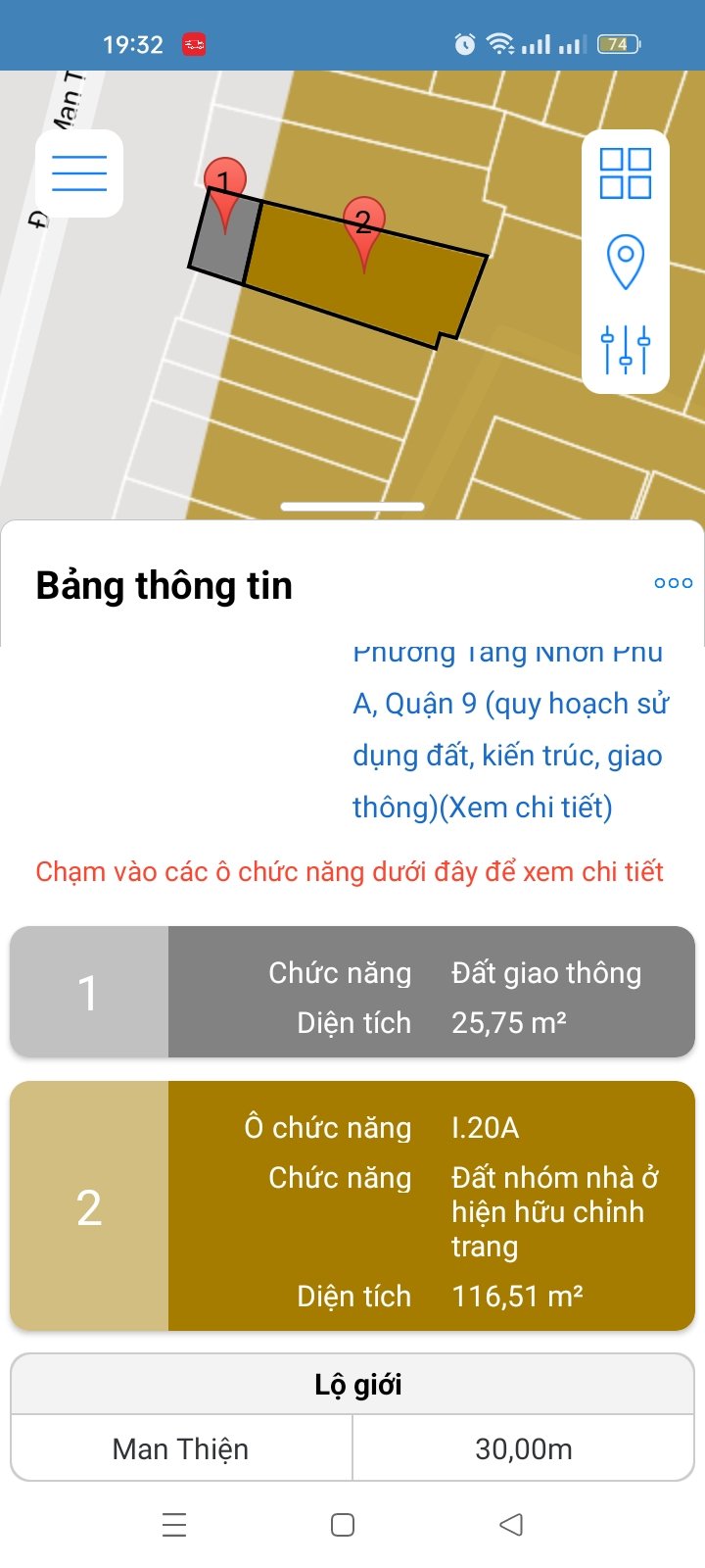 Cần bán Nhà mặt tiền đường Man Thiện, Phường Tăng Nhơn Phú A, Diện tích 120m², Giá 13.8 Tỷ 2