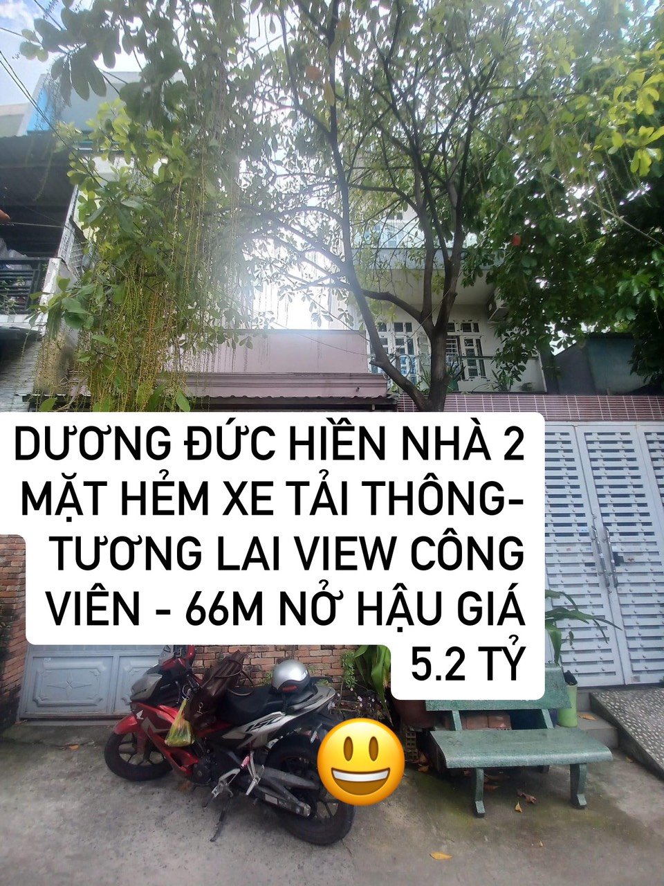 DƯƠNG ĐỨC HIỀN - NHÀ 2 MẶT HẺM XE TẢI THÔNG TƯƠNG LAI VIEW CÔNG VIÊN GIÁ 5.2 TỶ 3