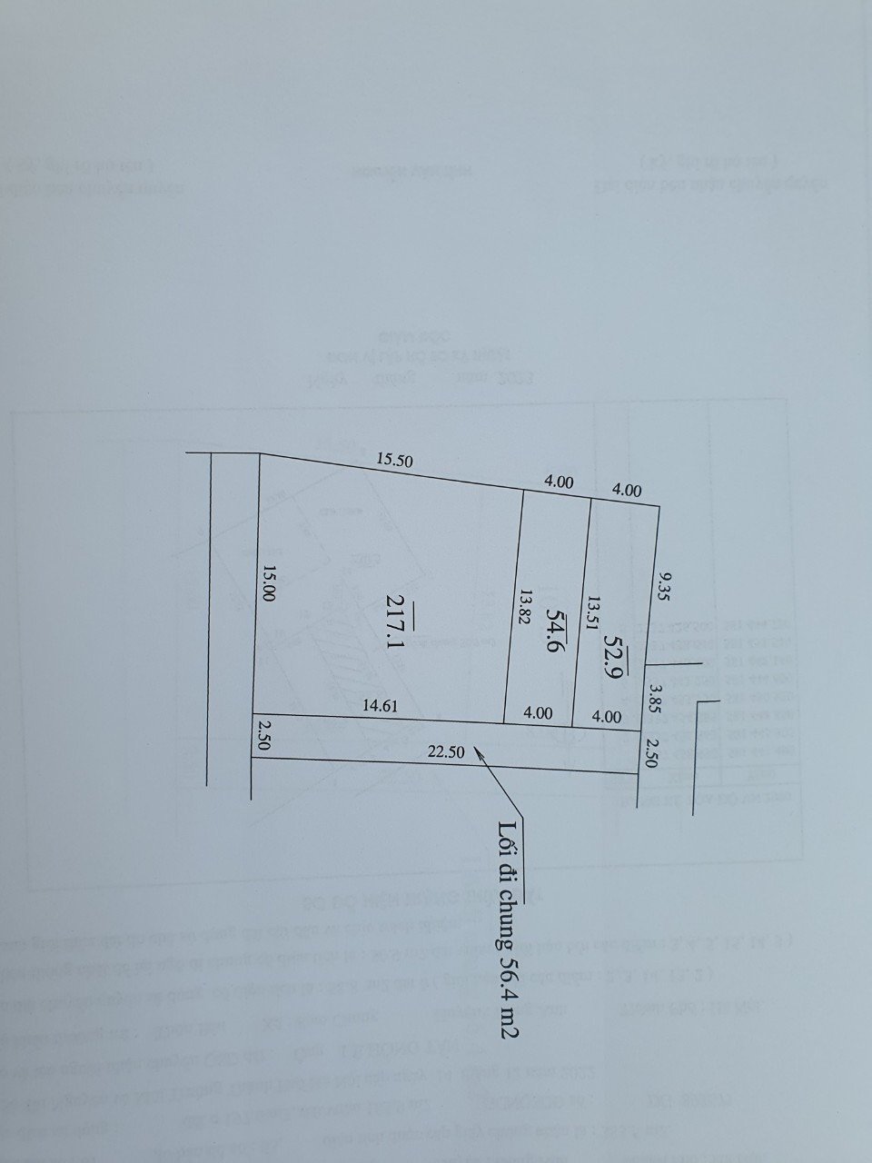 Cc cần bán 54.6m 2 đất Trung Oai - Tiên Dương - Đông Anh - HN 4