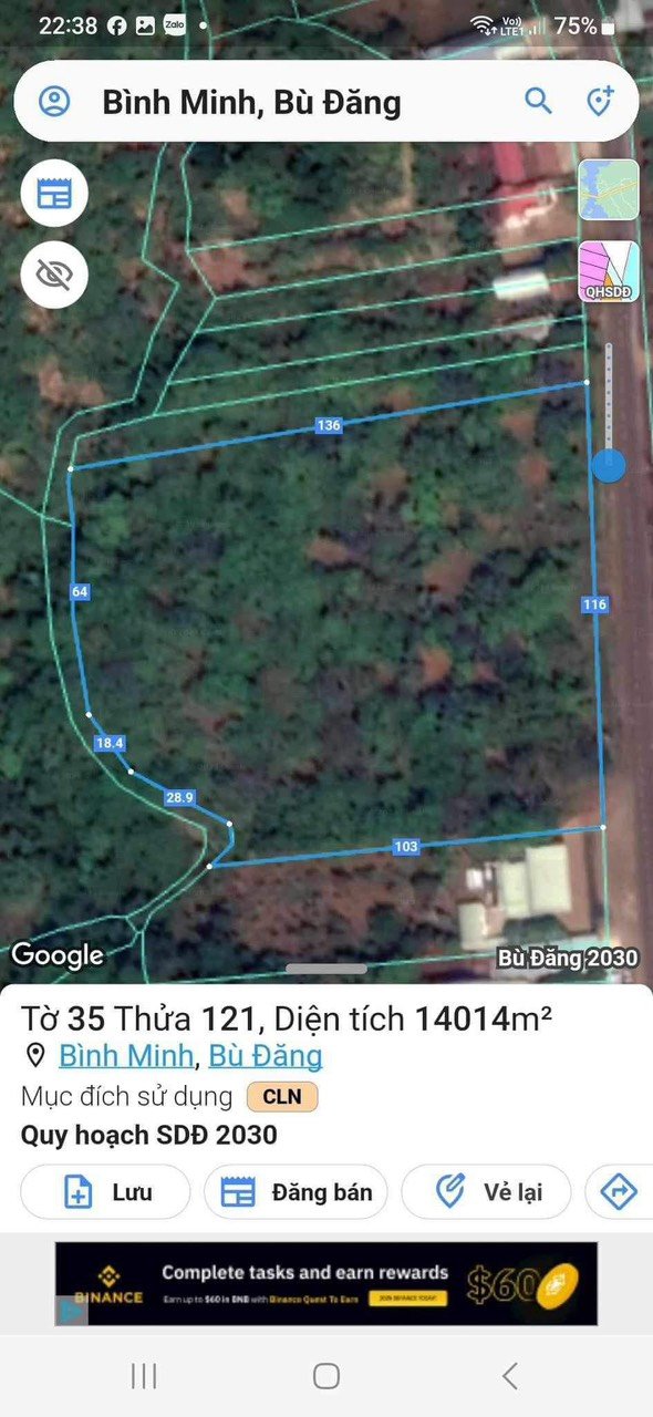 ĐẤT ĐẸP - CẦN BÁN  Lô Đất 15m Mặt Tiền DT760 Tại  xã Bình Minh, huyện bù Đăng, tỉnh Bình Phước 4