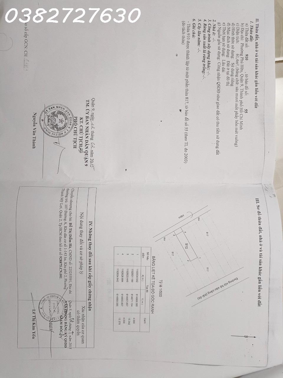 CHÍNH CHỦ CẦN BÁN CĂN NHÀ MẶT TIỀN VỊ TRÍ ĐẸP TẠI TP HỒ CHÍ MINH 4