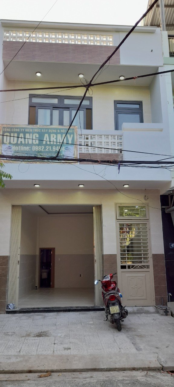 Cho thuê nhà Phan Nhu. Nhà mới xây, mặt tiền đường 5m5, gần chợ Phú Lộc