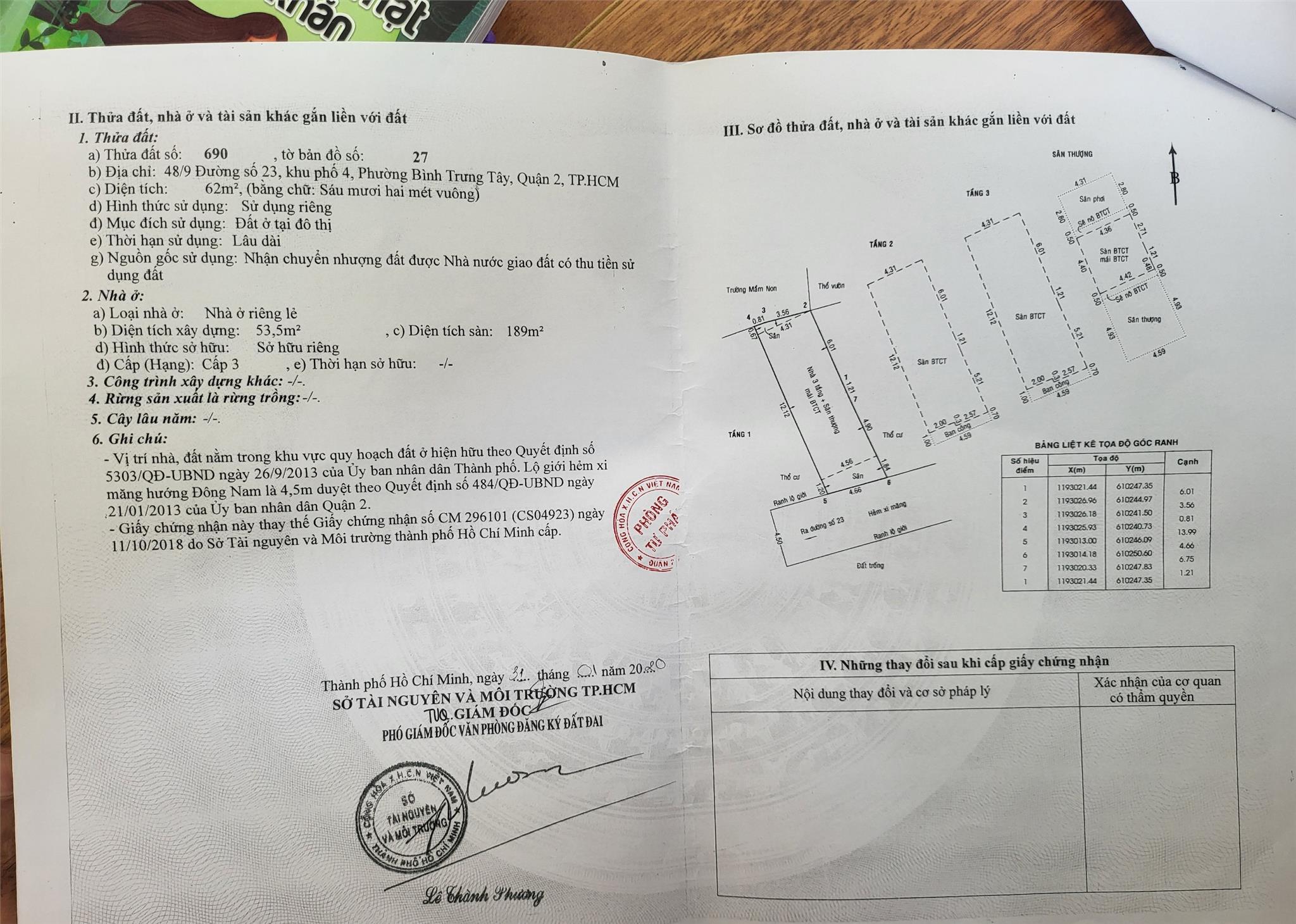 Bán nhà 3 tầng 4 phòng ngủ, xây dựng kiên cố, rất đẹp, thoáng mát, trung tâm quận 2. 2