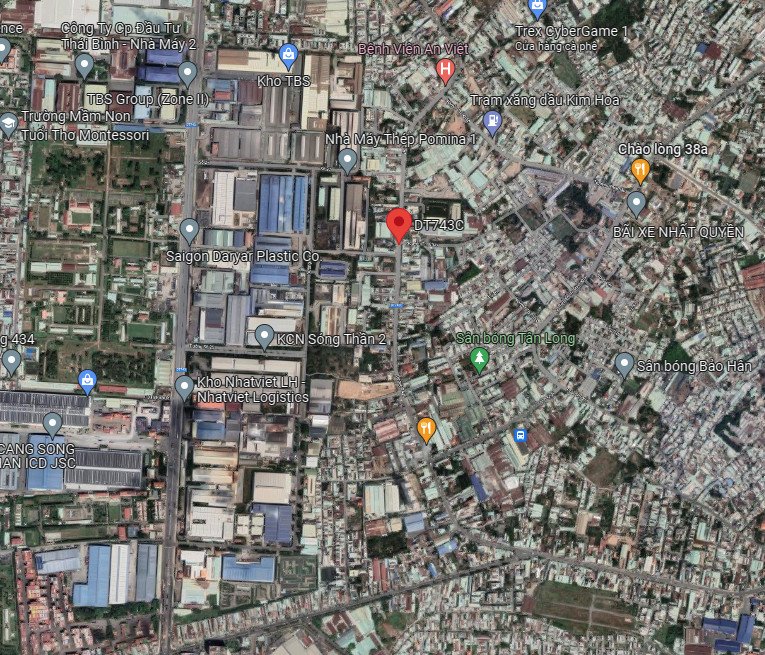 BDS HVL[NC] MTKD DT743C Thuận An  6,8 X 37 = 251 m2 Gía Tốt 28/10/2023