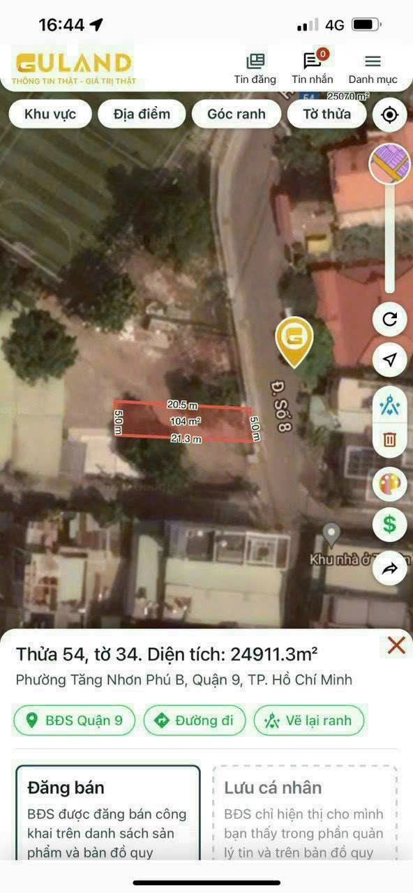 Bán Đất mặt tiền đường 8 nối dài Tăng Nhơn Phú B, Quận 9 3