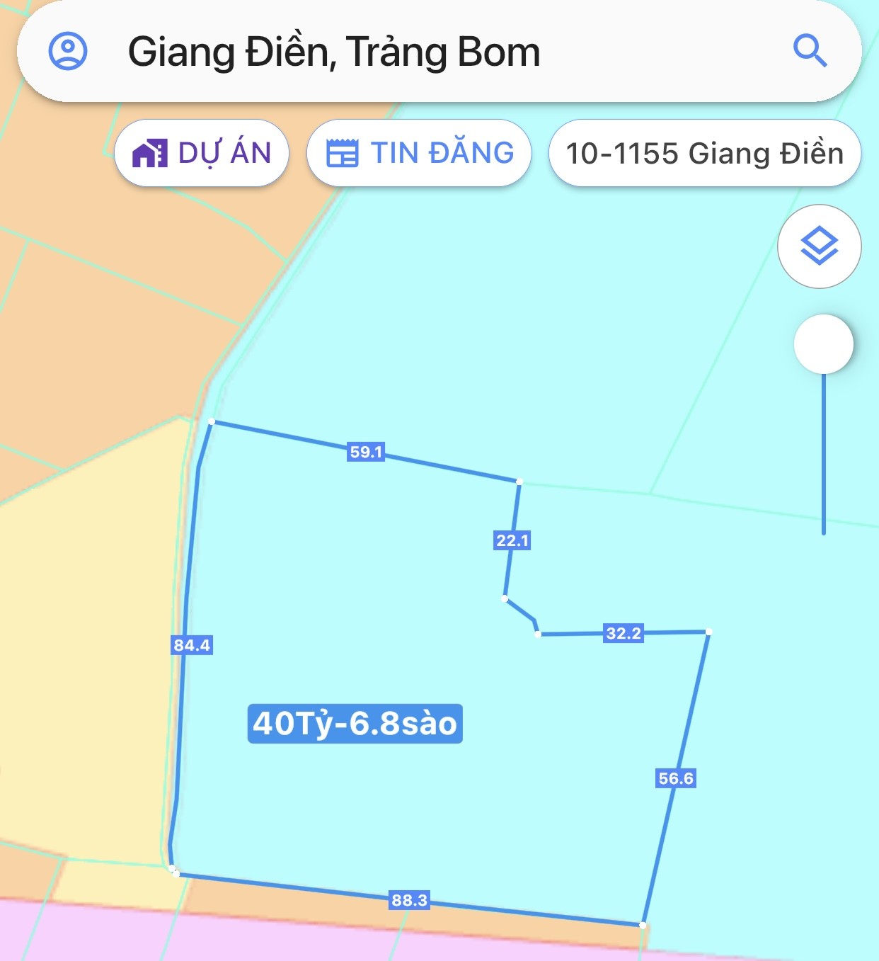 Cần bán Đất Xã Giang Điền, Trảng Bom, Diện tích 6796m², Giá 40 Tỷ 1