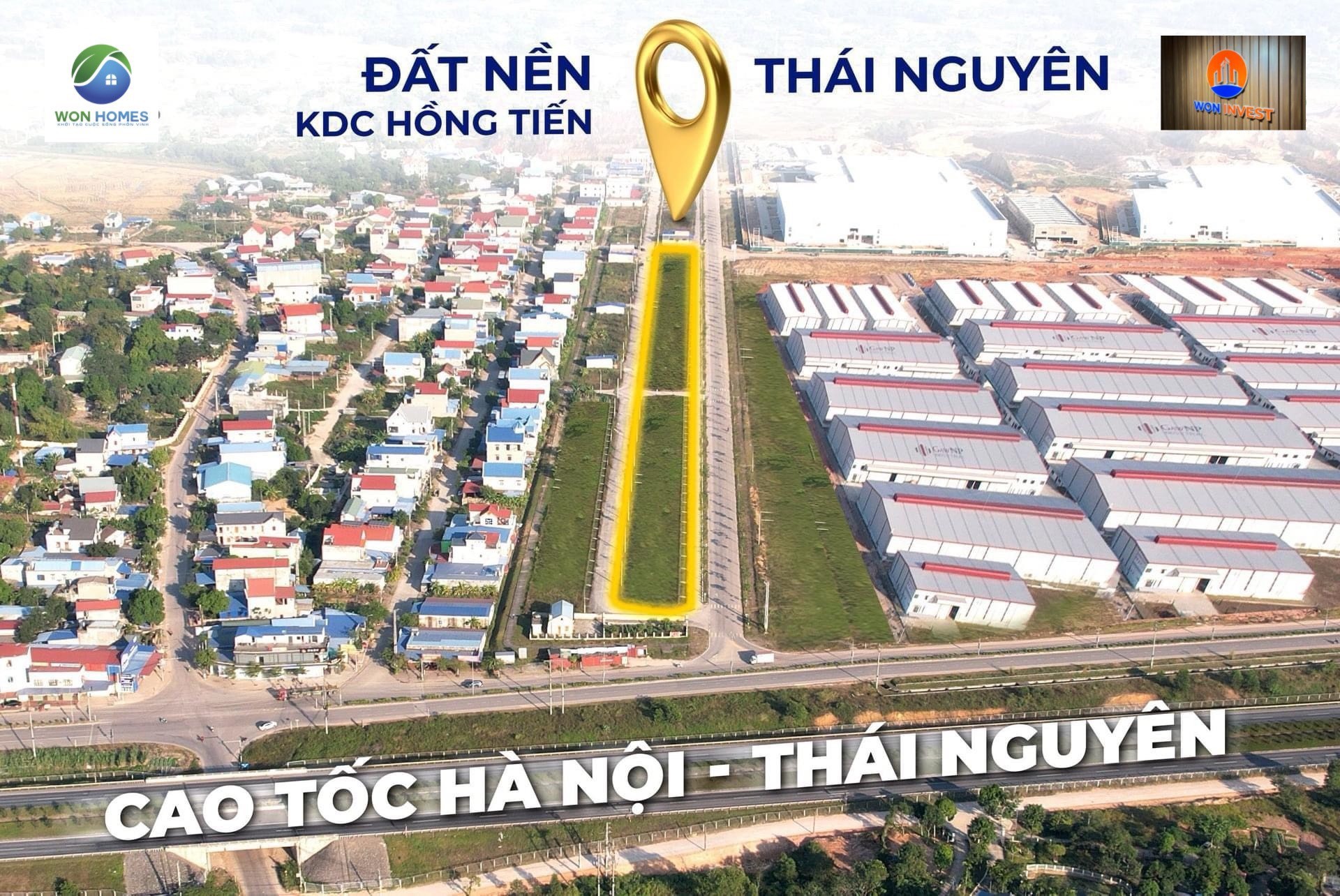 Đất đối diện cổng KCN, sẵn sổ, sở hữu lâu dài. Giá chỉ từ 39xx, khai thác kinh doanh được luôn 6