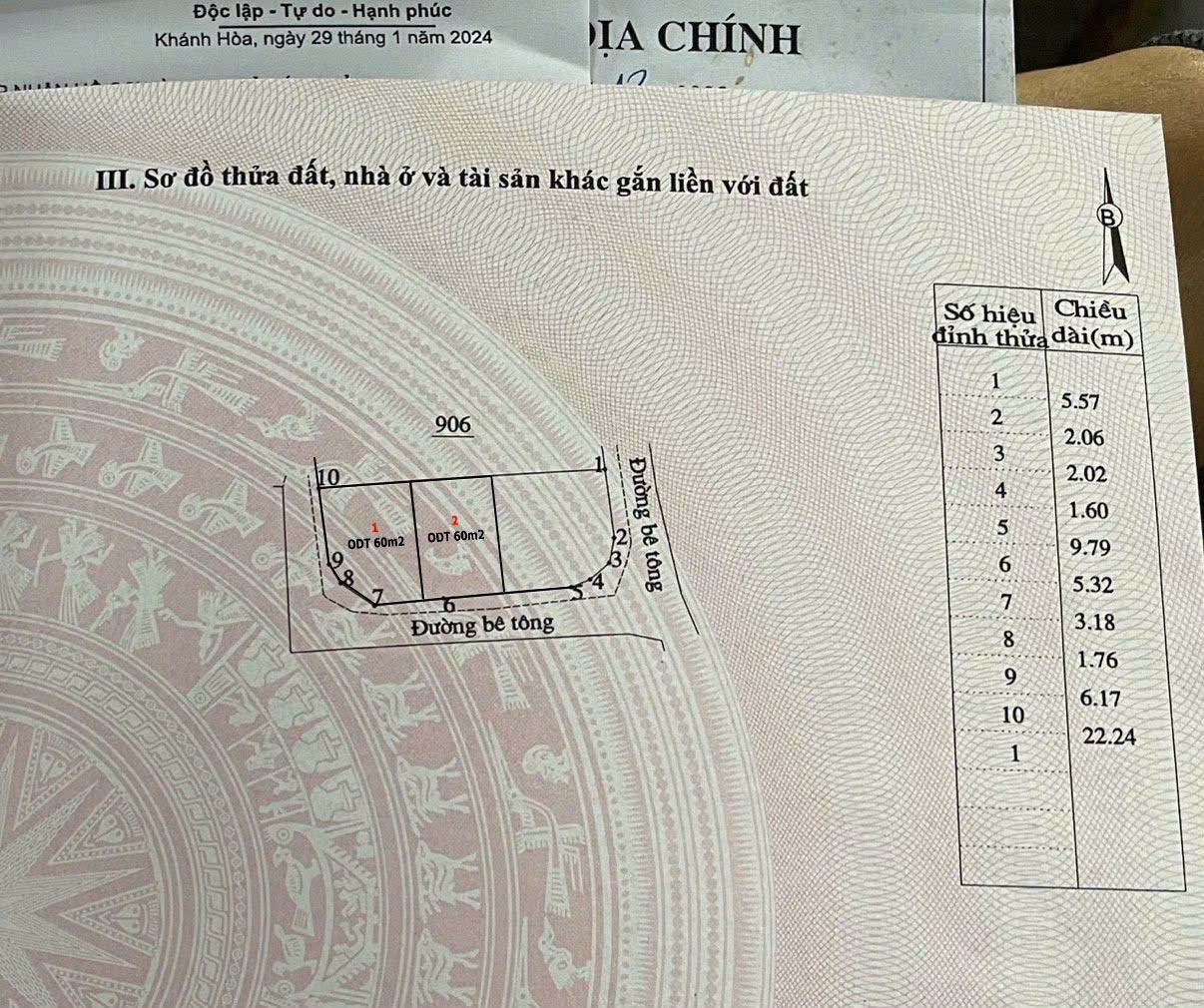 Cần bán Đất Phường Ninh Giang, Ninh Hòa, Diện tích 120m², Giá 720 Triệu 3