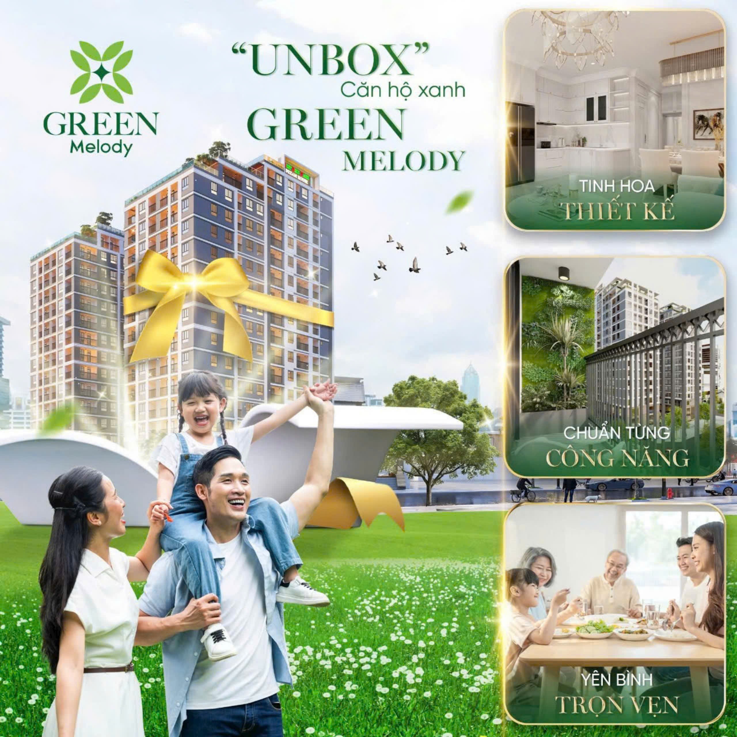 Căn hộ Green Melody giá cực tốt, chỉ 35 triệu/m tại Trung tâm TP.Cần Thơ, 3 Mặt tiền 1