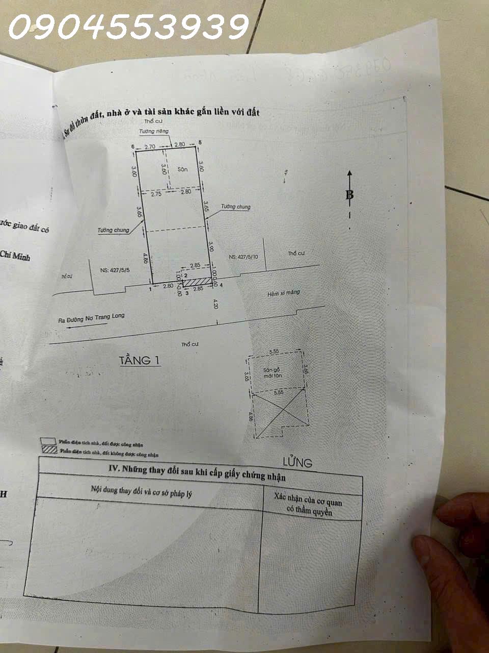 Bán nhà C4 HXH Nguyễn Xí F13 - Bình Thạnh 5