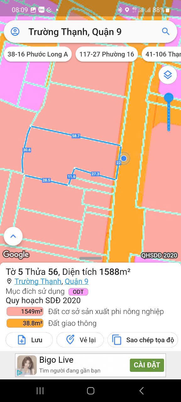 Cho thuê Đất Phường Trường Thạnh, Quận 9, Diện tích 1600m², Giá 25 Triệu/tháng 3