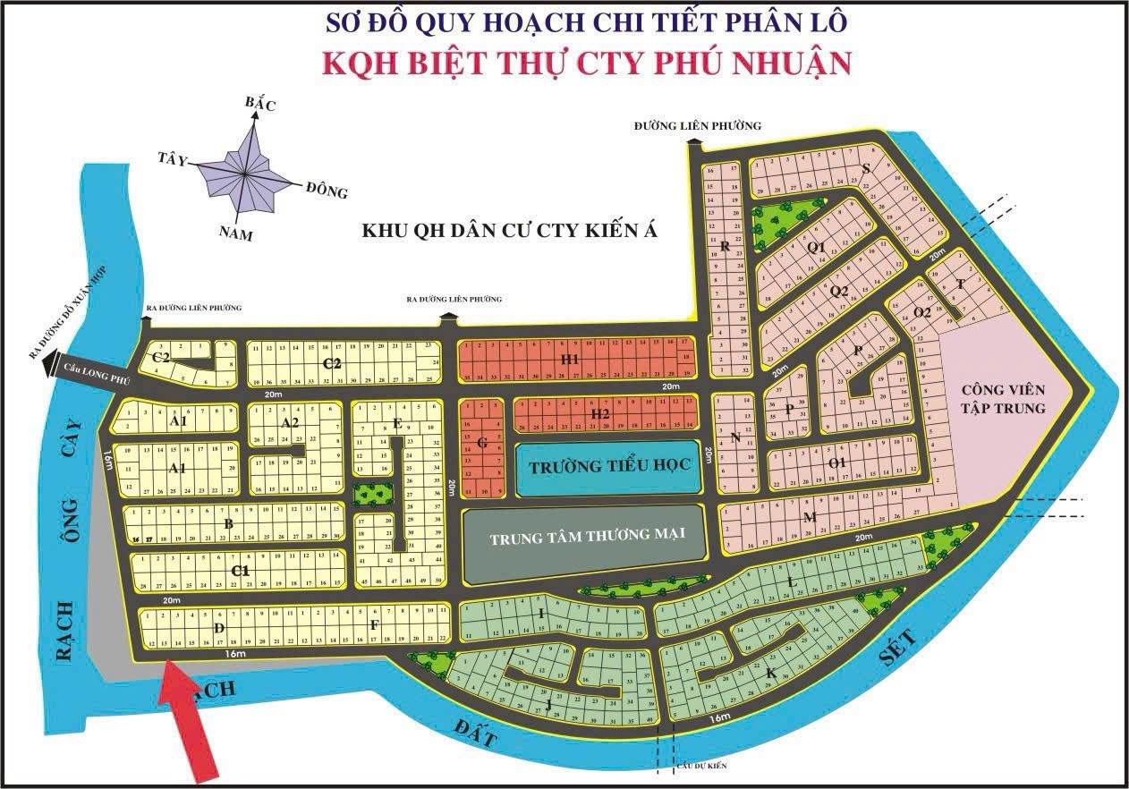 Cần bán Đất Phường Phước Long B, Quận 9, Diện tích 293m², Giá 21.982 Tỷ