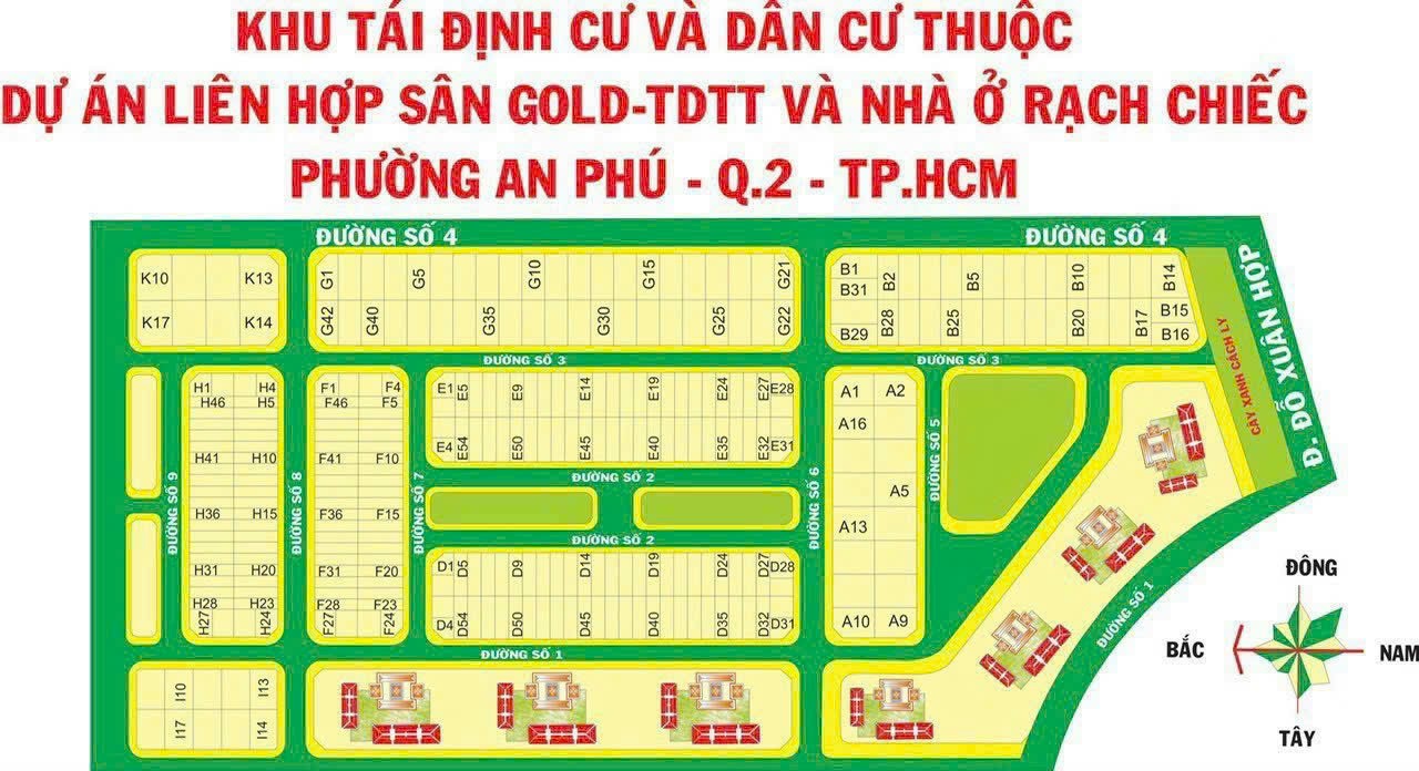 Cần bán Đất Phường An Phú, Quận 2, Diện tích 100m², Giá 15.5 Tỷ