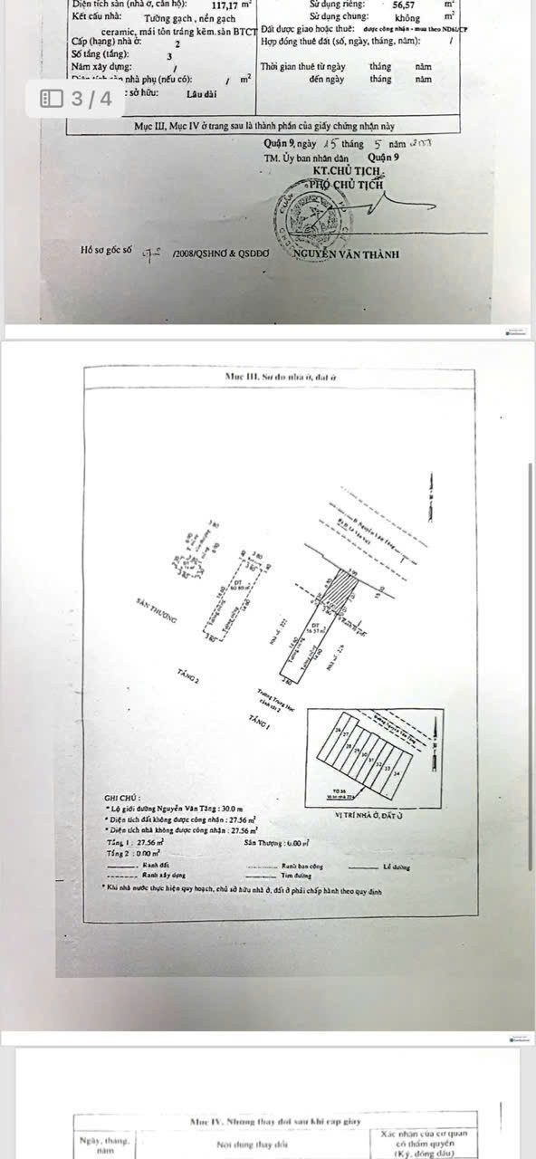 Cần bán Nhà mặt tiền Phường Long Thạnh Mỹ, Quận 9, Diện tích 85m², Giá 10 Tỷ 2