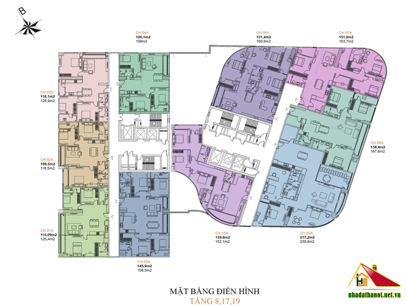 Cần bán Căn hộ chung cư đường Lê Văn Lương, Phường Nhân Chính, Diện tích 159m², Giá 14.5 Tỷ